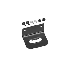 Tow Ready 118144 Trailer Wiring Connector 4 Flat Mounting Bracket Black