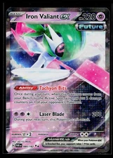 🎴Iron Valiant ex #089/182 SV04: Paradox Rift Near Mint +