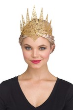 Glitter Queen Crown Gold