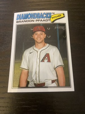 2026 Topps Heritage - Brandon Pfaadt #126 Chrome