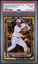 2024 Bowman Draft S/E  Samuel Basallo - Gold  8/50 #BDC-128    PSA 9