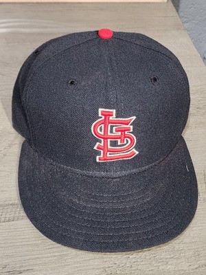 Vintage 90's New Era 5950 St. Louis Hat Diamond Collection Pro Model 7 1/8 Wool