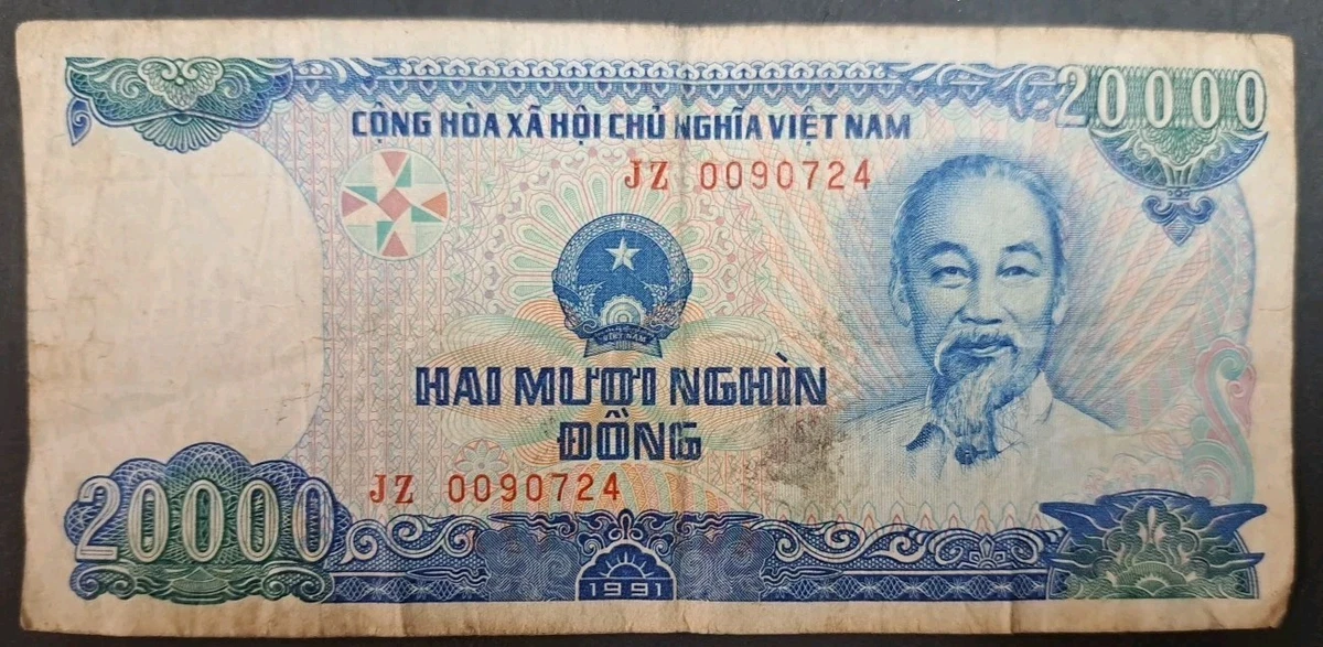 Vietnamese Paper Money 20,000 ₫ Denomination for sale | eBay