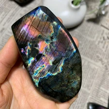 275g    Natural Purple Light Labrador Quartz Crystal Stone Specimens