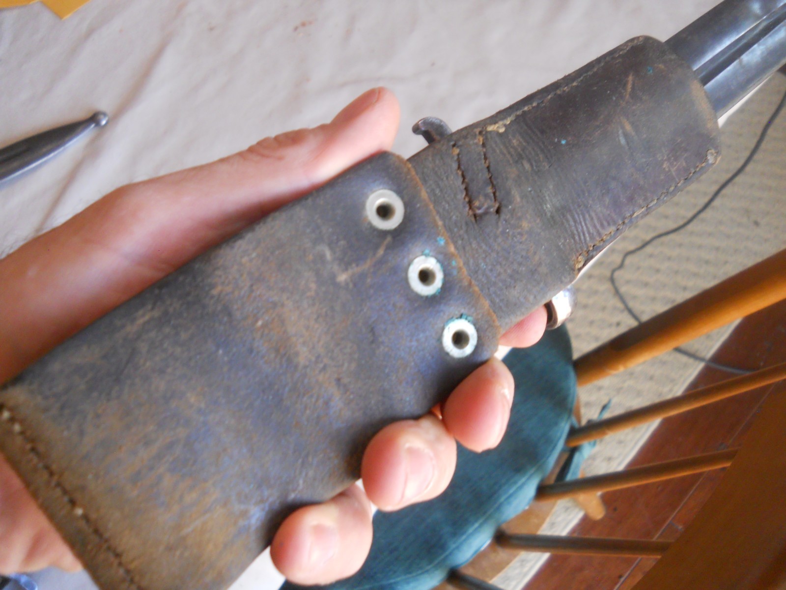 Swedish Model 1896 Mauser Bayonet w Scabbard & frog M1896 1938 Ljungmann AG42b