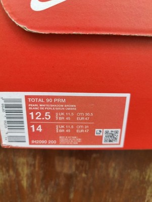 Nike Total 90 PRM Pearl White Shadow Brown 47