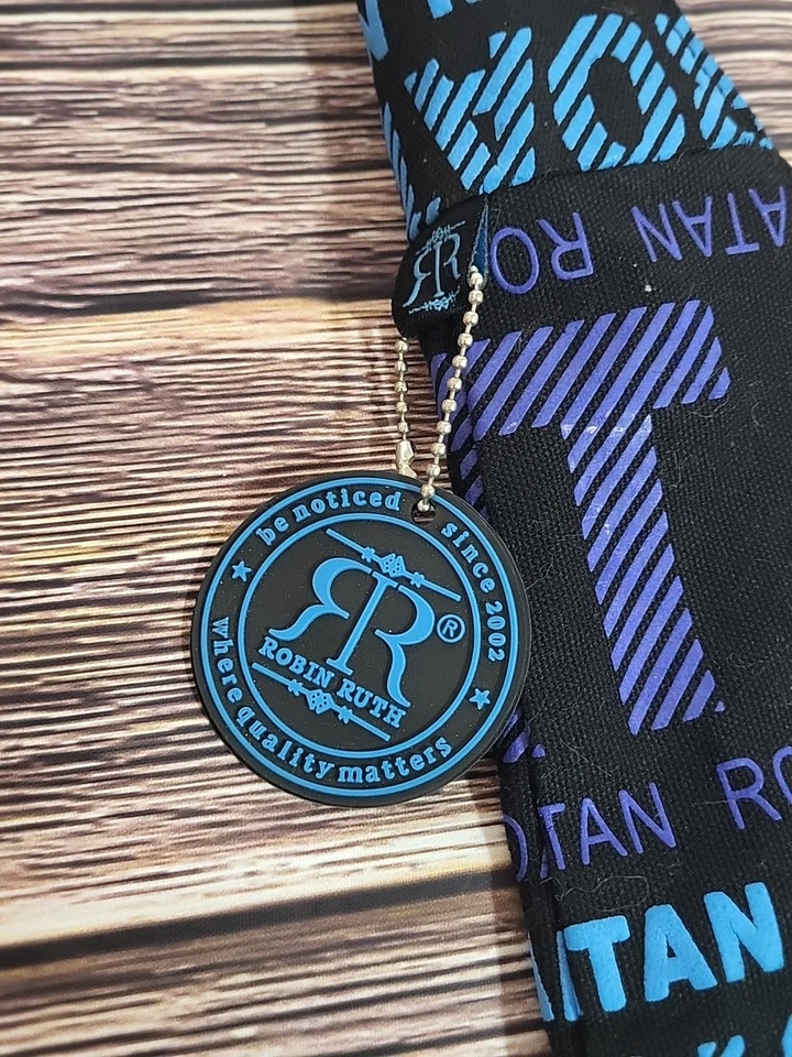 Roatan Duffle Purse Tote Blue Black Crossbody Robin Ruth Boho Vibe - Image 2 of 4