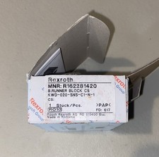 Rexroth Runner Block Linear Bearing R162281420 KWD-020-SNS-C1-N-1 20mm