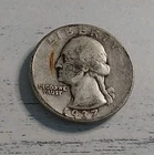 1937-P VF Washington Quarter 90% Silver #1