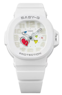Casio G-Shock Baby-G Analog Watch White Resin BGA-10-7A