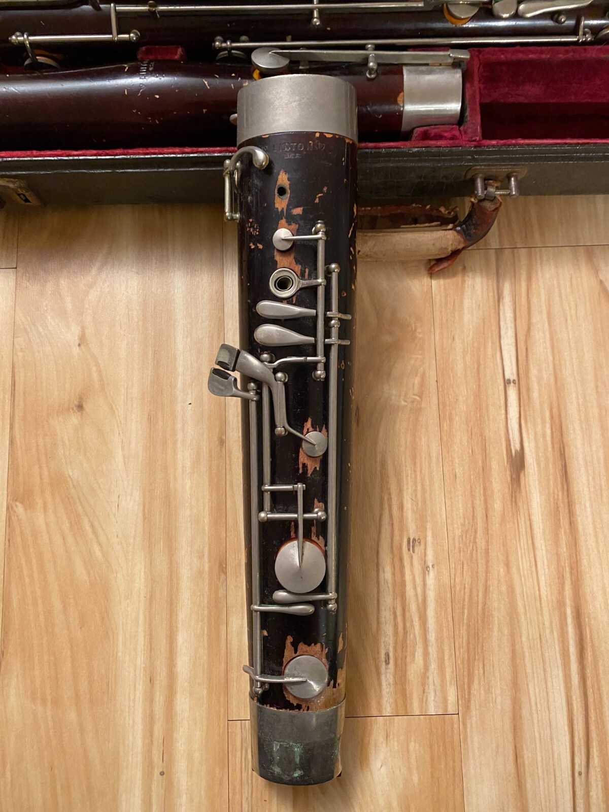 Linton Wood Bassoon With Case, No Bocal For Restoration or Repair eBay