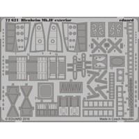 MW22 Eduard 72621 Blenheim Mk.If Exterior 1/72 Pe Set For Airfix
