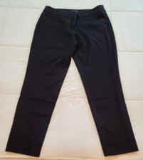 Tommy Hilfiger Women's Pants Dress Business Casual Size 6 Black Flat Front