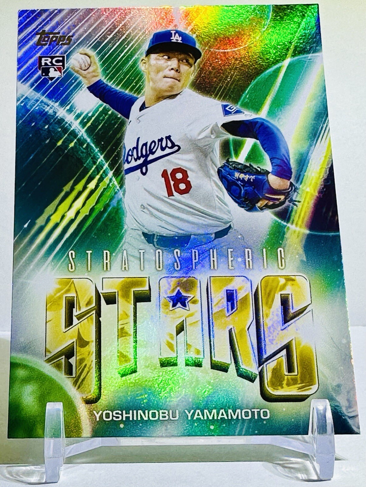 2024 Topps Update Stratospheric Stars Yoshinobu Yamamoto SSP #SS-1 Dodgers
