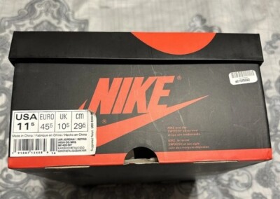 AIR JORDAN 1 RETRO HIGH NRG USED SIZE 11.5 PATENT GOLD TOE 861428