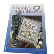 Cross-Stitch Country Charm Book 53 Designs Very Good Condition Craft Patterns