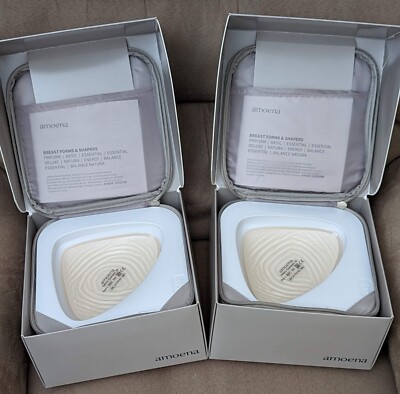 PAIR OF AMOENA NATURA COSMETIC PROSTHESIS 2S 320 BREAST FORMS SIZE 3
