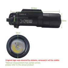 X300U-B / X300-B / X300 Ultra LED Flashlight mini Weaponlight For Pistol Handgun