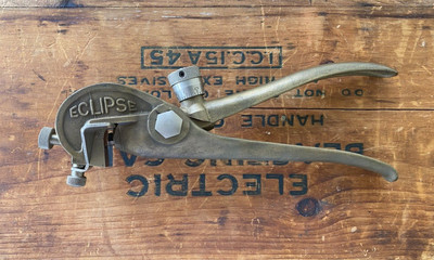 Rare Vintage Eclipse No 78 Brass Patent Cross Cut Saws Made In England VG