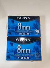 2-Pack Sony 8mm MP Standard 120min Blank Tapes P6-120MPL New