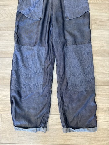 Neu mit Etikett Adam Selman Overall Gr. 6 Inside-Out leicht indigo hergestellt in den USA Cargo - Bild 18 von 20