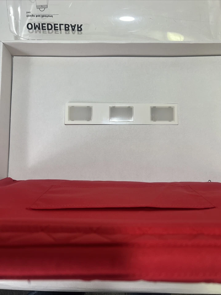 Ikea OMEDELBAR LED Decorative Bag Lamp Red Decor B Who you Are 804.140.77 - Image 4 of 4