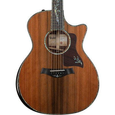 Taylor PS14ce Honduran Rosewood V-Class Acoustic Electric Guitar, Sinker Redwood