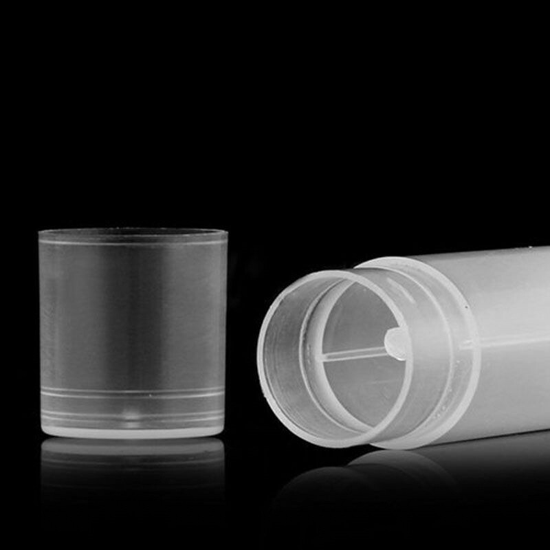 50x Clear LIP BALM Tubes EMPTY New Containers Transparent DIY Chapstick BPA FREE