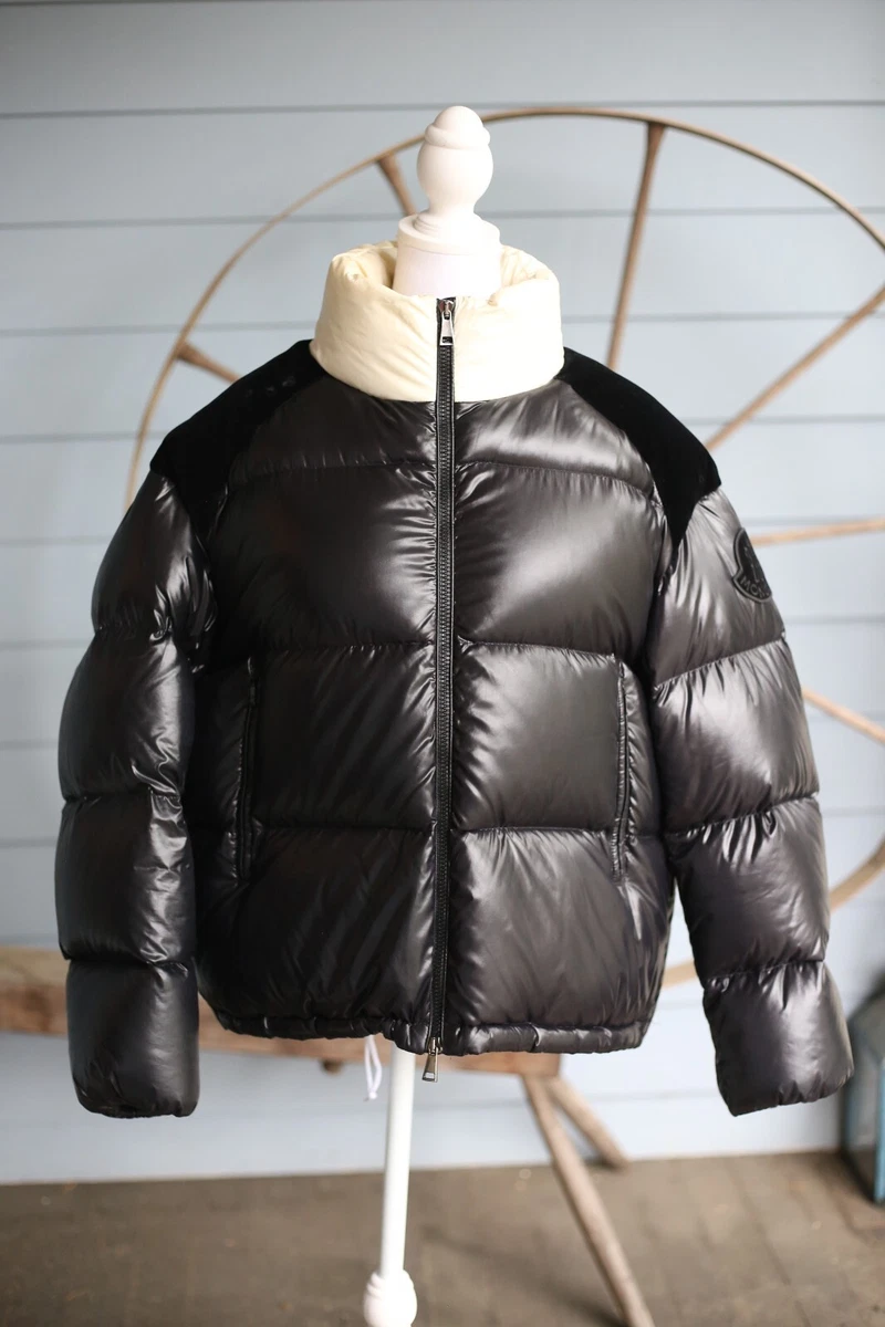 Moncler Chouelle Down Jacket Bicolor Black Size 00 Small Oversized