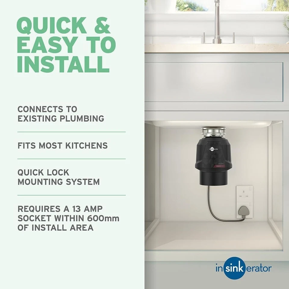 Unidad de eliminación de residuos alimentarios Insinkerator Premium 550 EC 80373 - Imagen 4 de 4