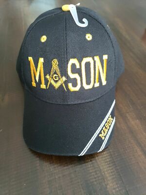 Masonic Embroidered Baseball Cap Hat 