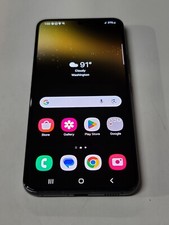 Samsung Galaxy S22 5G SM-S901U, 128 GB,Black,Unlocked,Fair Cond:ZA918