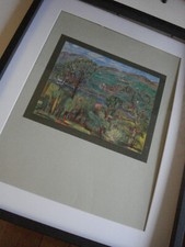 Frühlingslandschaft im Tessin    Druck   Hans Purrmann 1880-1966