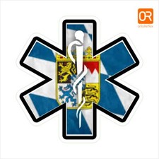 Baviera - Bavarian Star of Life Logo, pegatina