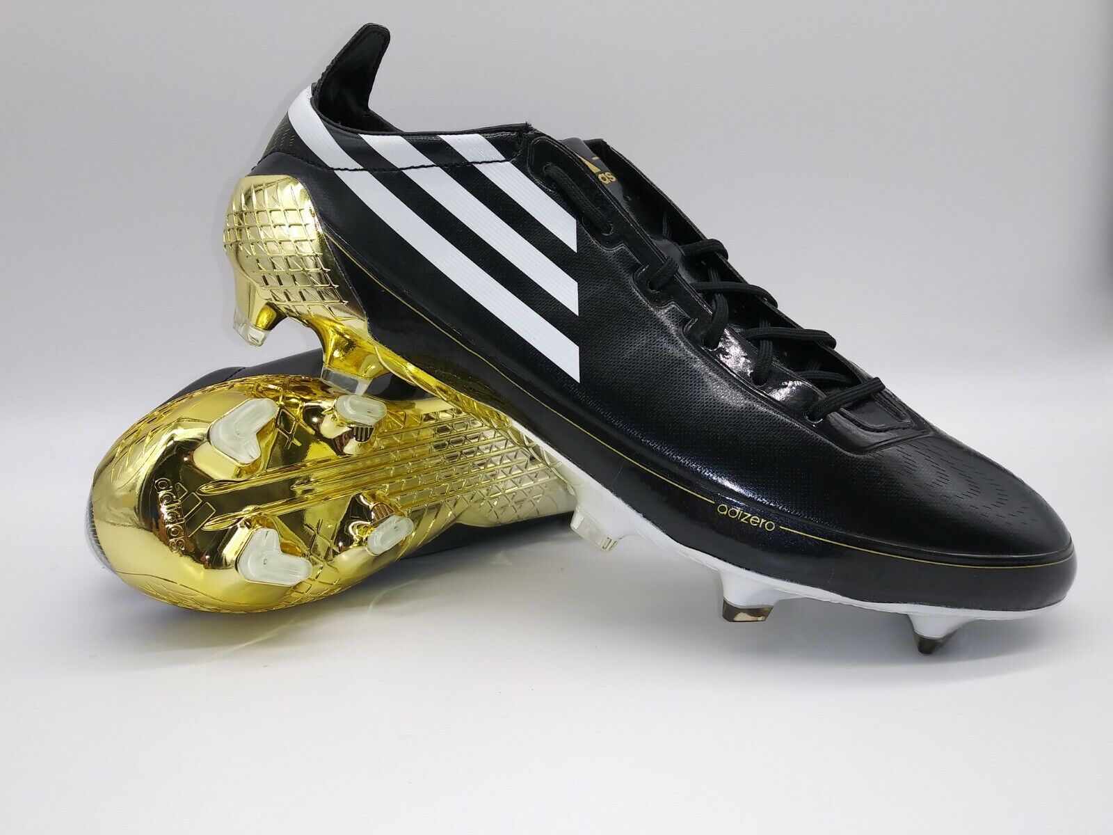 Adidas F50 FG GX0220 Black Gold Soccer Cleats | eBay