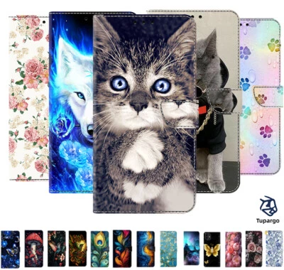 TUPARGO For Samsung S22 S21 S20 FE S21+ S22+ Ultra Patterned Flip Card Wallet Case Cover