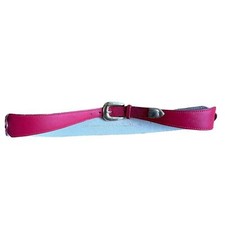 Vintage 1980's Christian Dior Red Leather Buckle Detailed Belt Size Medium