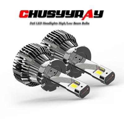 2X D2S D2R LED Headlight Bulb Replace HID Xenon Super White 6500K Conversion Kit