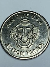 Fun Time USA Action Token Arcade Token Brooklyn New York Obsolete, Retired #qk1