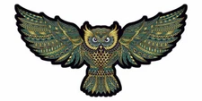 OWL OWL BIRD MASCOT STICKER TATTOO HB167
