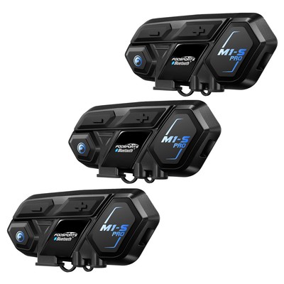 M1-S Pro Motorcycle Bluetooth Headset Helmet 10 Riders 2000m Wireless Intercom