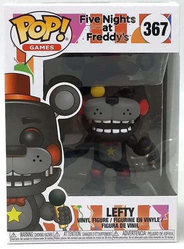 Funko POP! Five Nights At Freddy's Lefty #367 with POP Protector