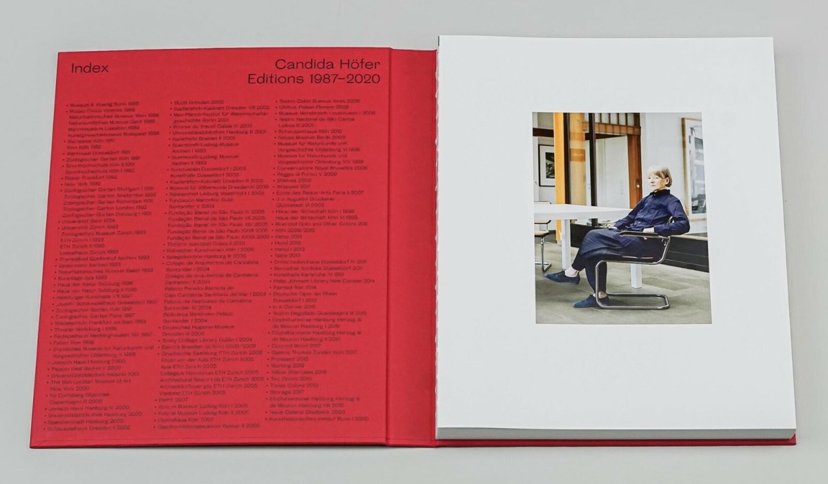 CANDIDA HOFER: Editions 1987-2020 Edition Cantz DCV Import Book