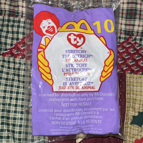 Ty, Beanie Baby, McDonald’s, STRETCHY the Ostrich, #10 - 第 1/2 張圖片
