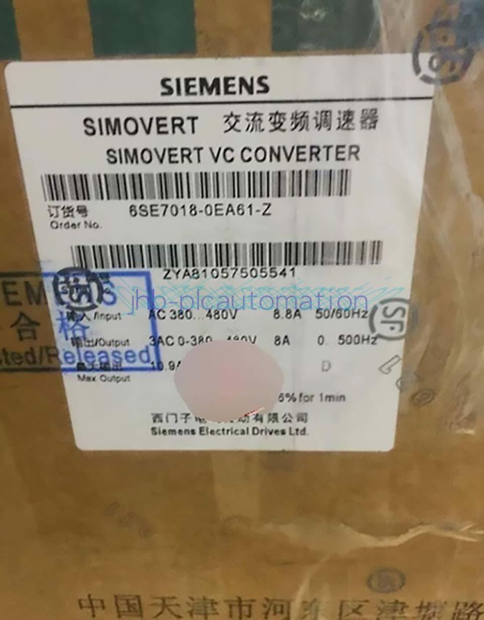 1PCS Siemens 3KW Inverter 6SE7018-0EA61-Z NEW