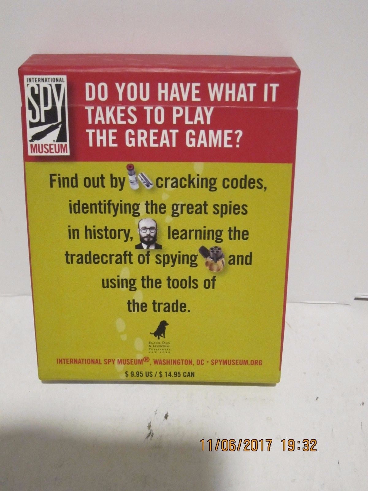 Spy File Game International Spy Museum 120 Questions Codes Photographs ...