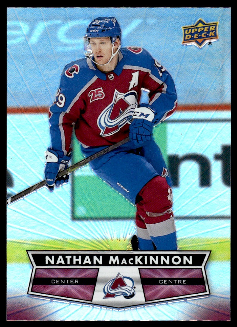 2021-22 Upper Deck Tim Hortons Nathan MacKinnon Colorado Avalanche #29