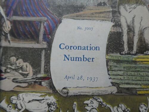 PUNCH MAGAZINE APRIL 1937 CORONATION EDITION KING GEORGE VI BRITISH ROYALTY - Picture 3 of 15