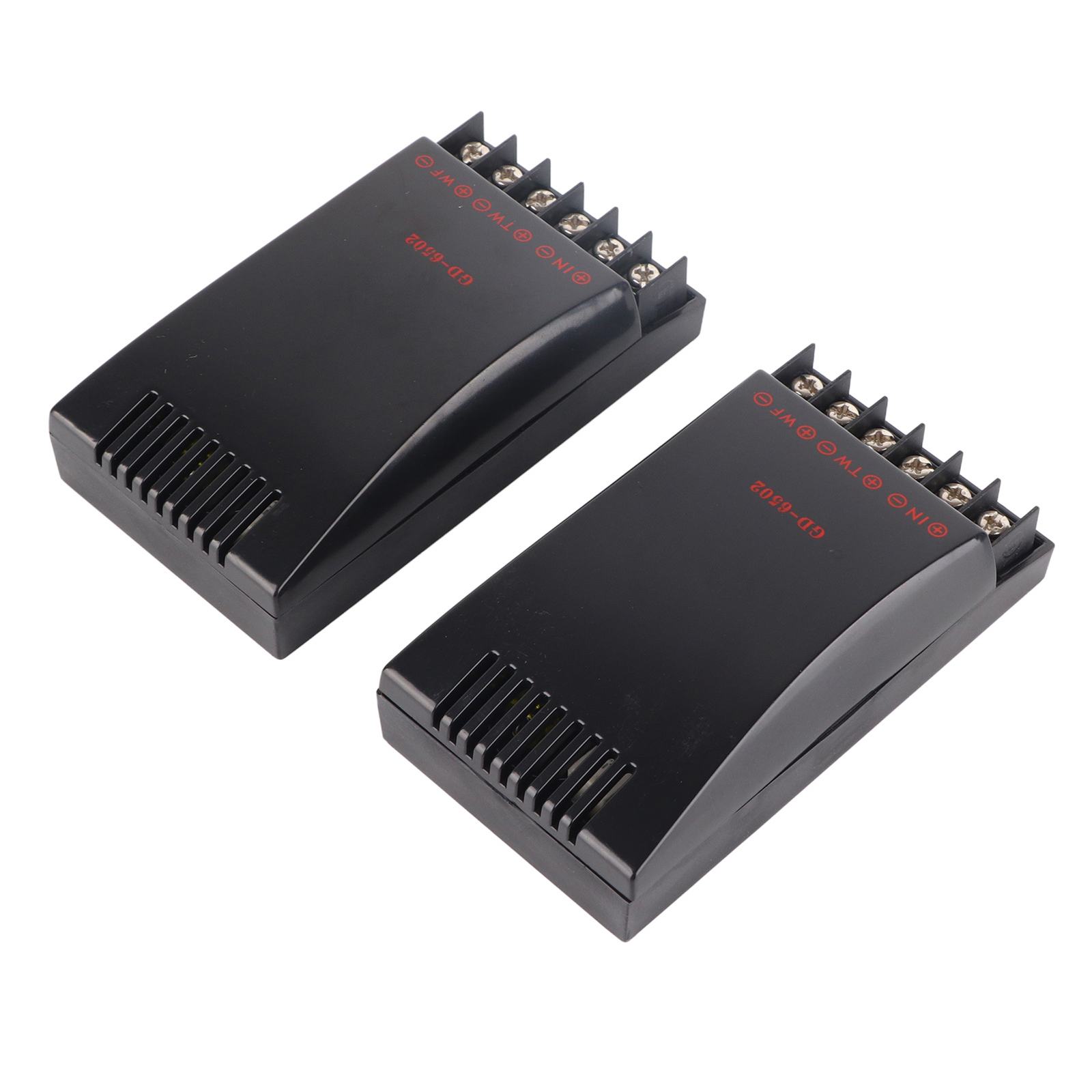 Car 2Pcs Car Audio Crossover 2Way 100W Output 12V Correct Sound ABS