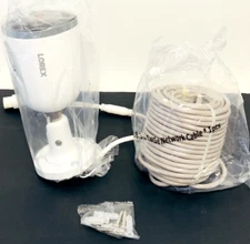 Lorex E895AB 4K Deterrence Bullet AI PoE IP Wired Security Camera plus Cable New